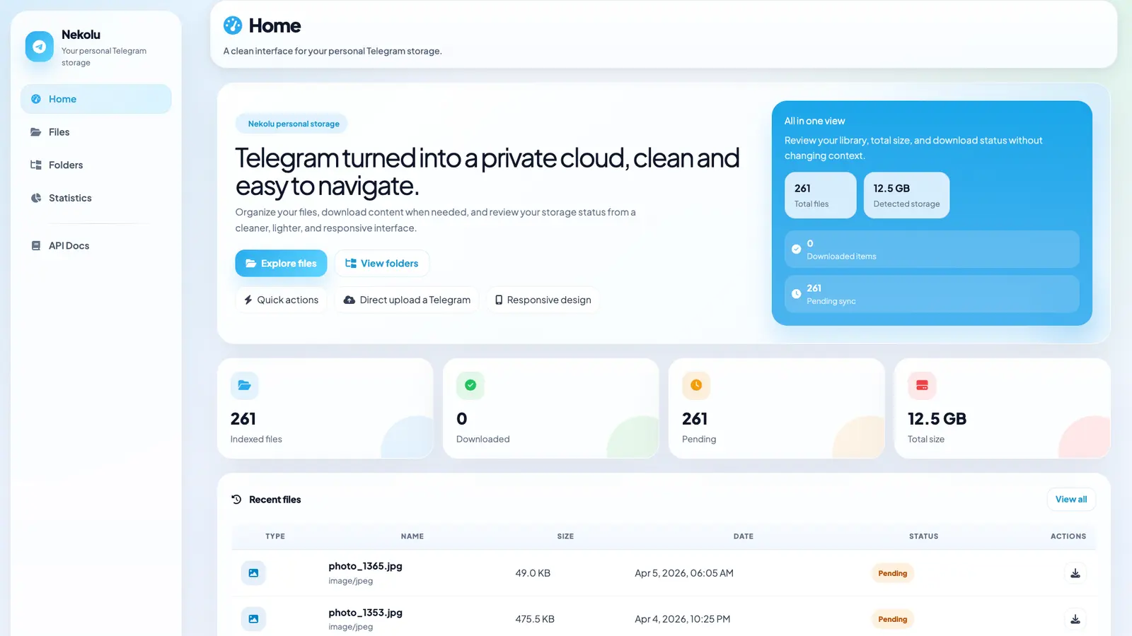 Nekolu split preview